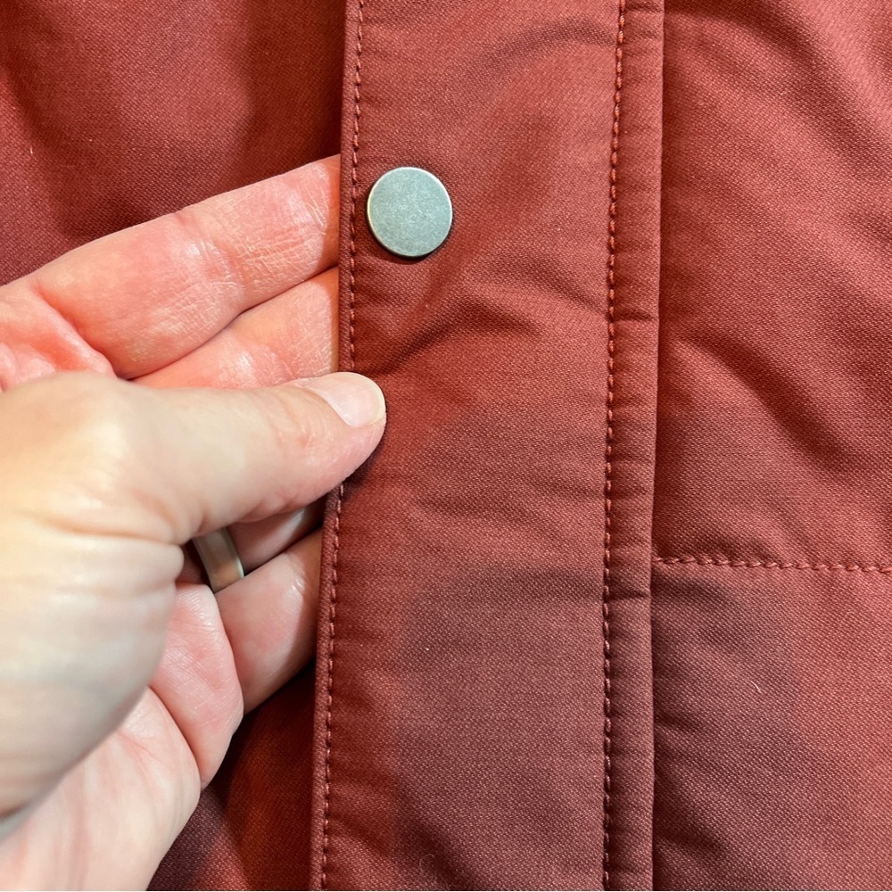 Columbia Men's Small Rust and Blue Puffer Vest Preppy Transitional Outdoor - Picture 10 of 16